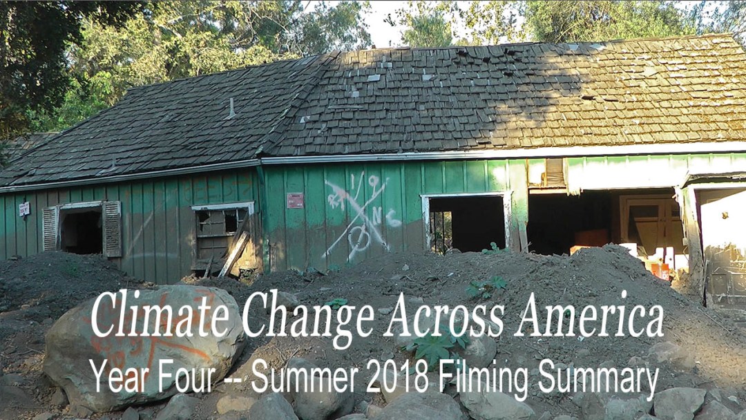 Climate Change Across America: Summary of Summer Filming Season 2018