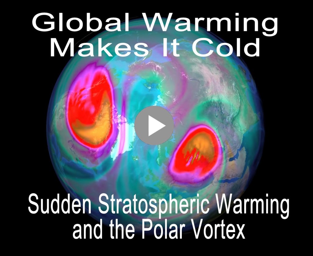 The Polar Vortex and Sudden Stratospheric Warming – Why Global Warming Makes it Cold!