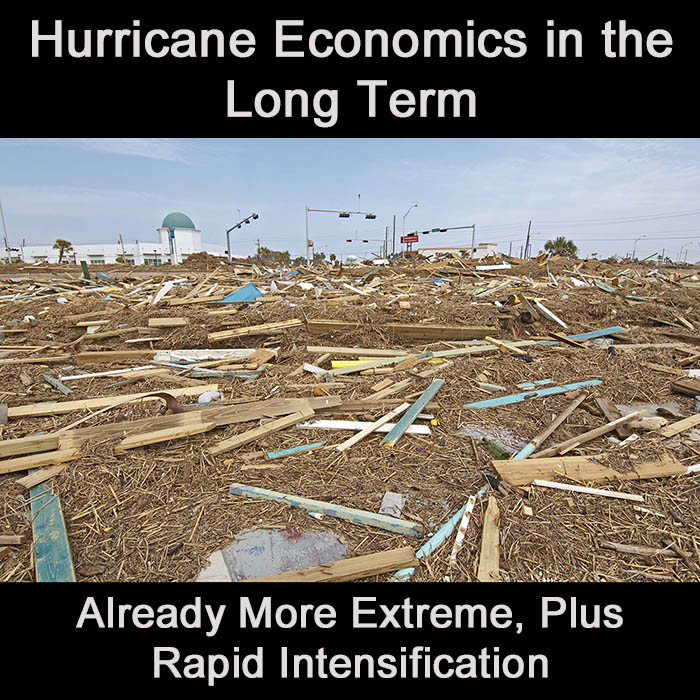 A Houston Hurricane w/ 20′ Surge: $863 Billion Over 50 Years – Rapid Intensification