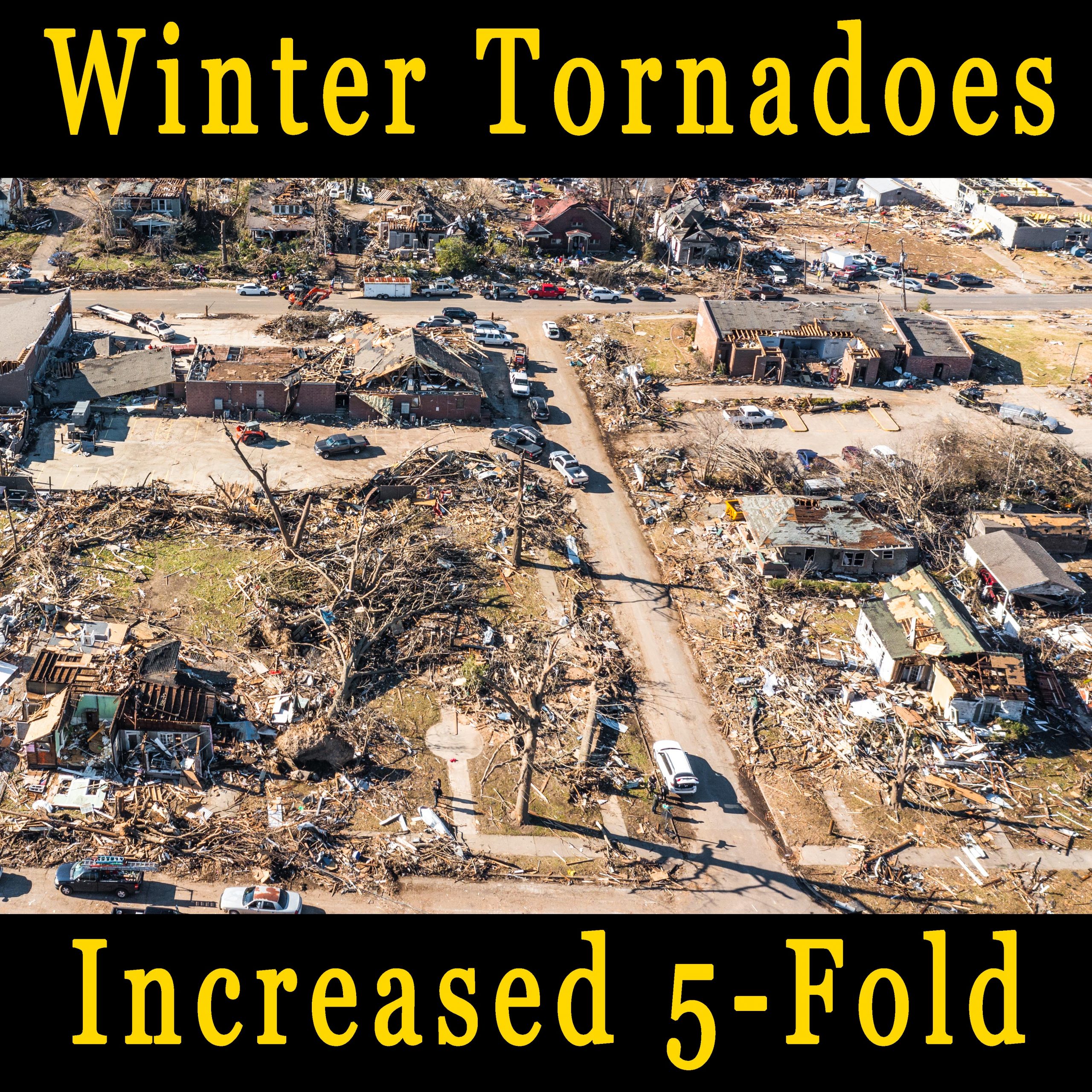 Five-Fold Increase in Cool Season Tornadoes