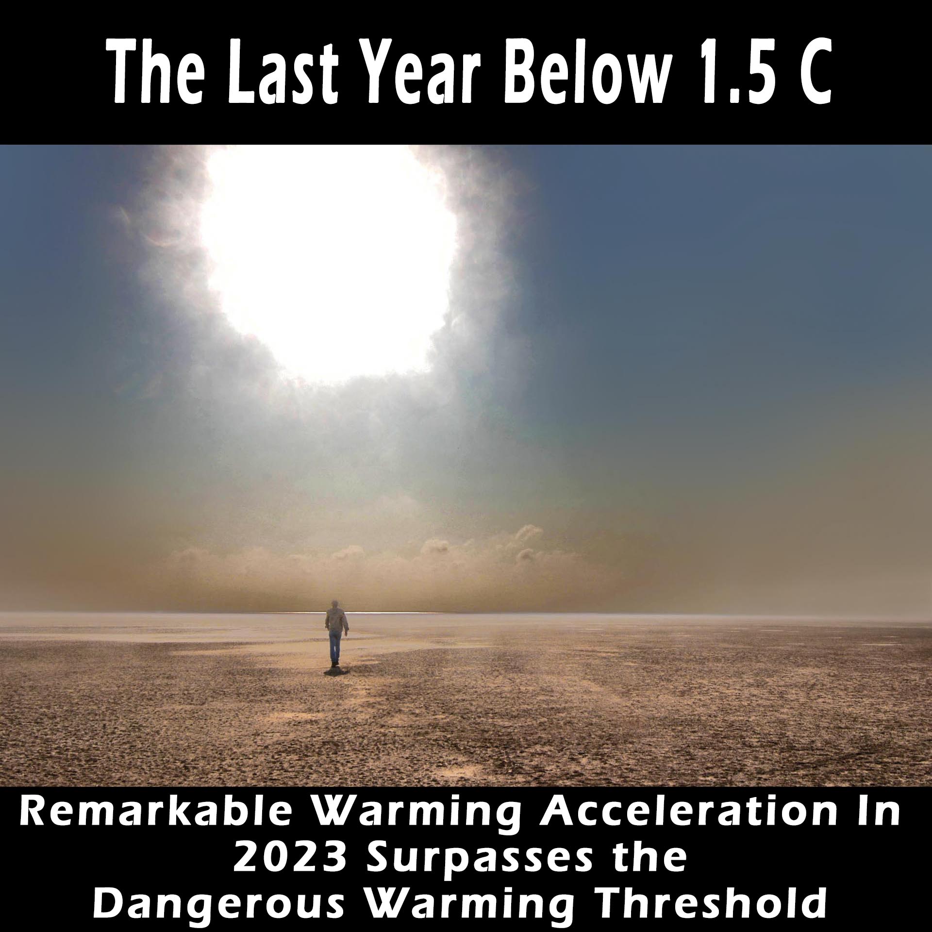 The Last Year Below 1.5 C – Remarkable Warming Acceleration In 2023 Surpasses the Dangerous Warming Threshold